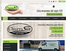Tablet Screenshot of churrosur.com